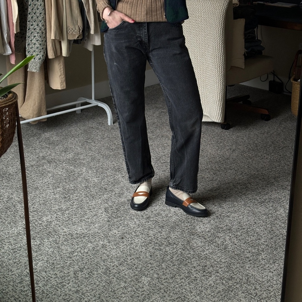 Wrangler Black Straight Jeans Classic Style